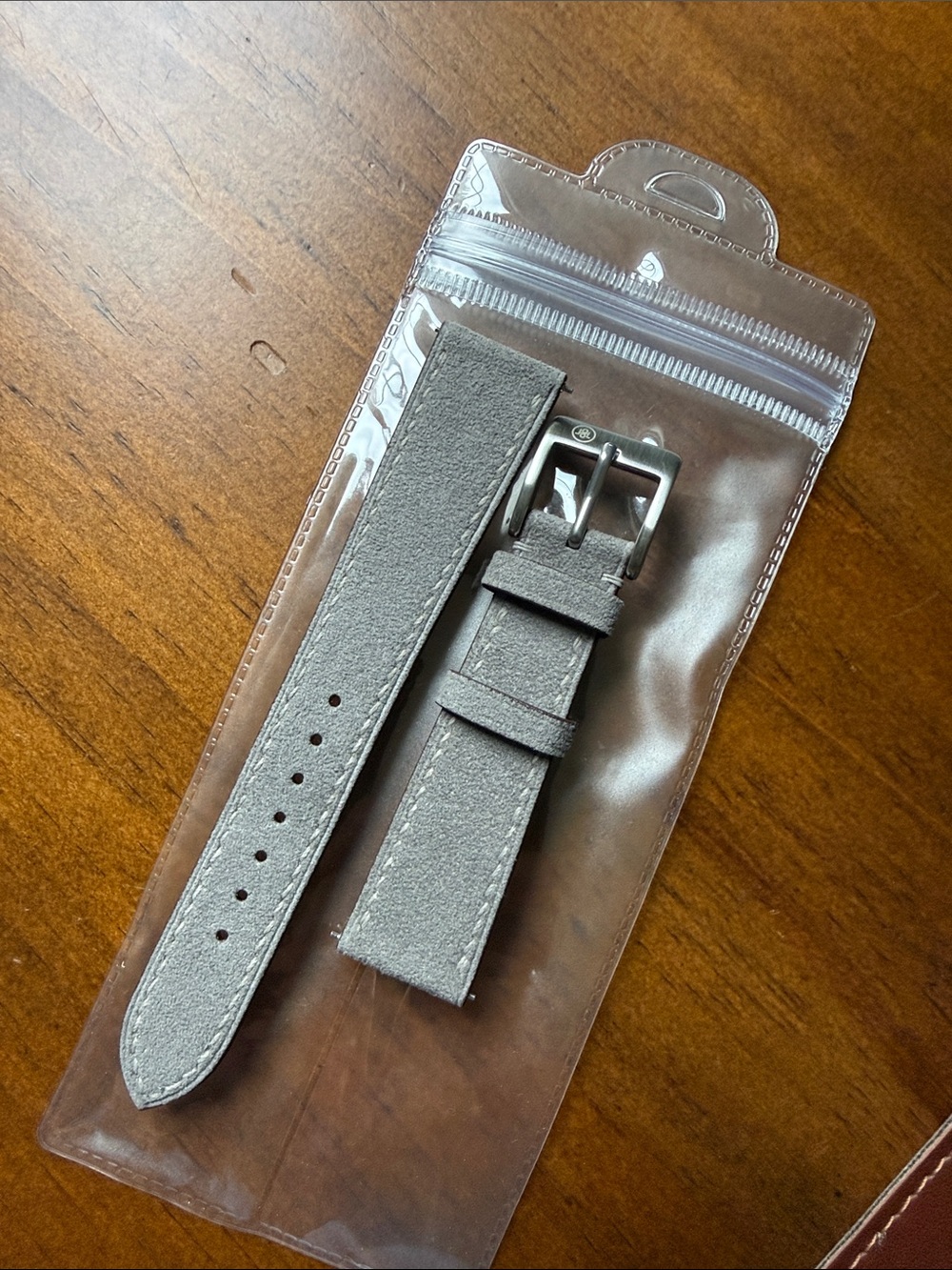 The Strap Tailor 20mm gray suede watch strap - New!